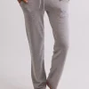 Kaschmir Trainerhose hellgrau