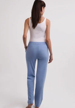 Kaschmir Trainerhose hellblau
