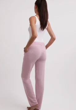 Kaschmir Trainerhose hellrosa