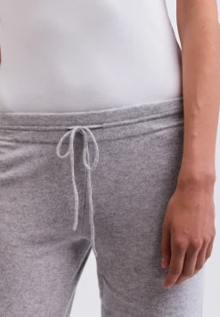 Kaschmir Trainerhose hellgrau