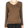 Kaschmir V-Ausschnitt Pullover mocha