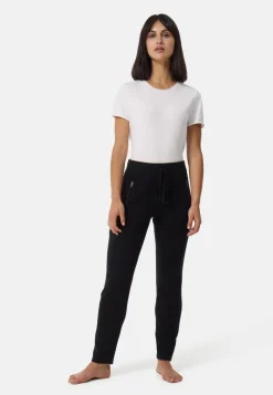Wolle Kaschmir Trainerhose Unisex schwarz
