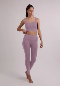 Yoga Aktivity-Top aus recyceltem Polyester orchid purple